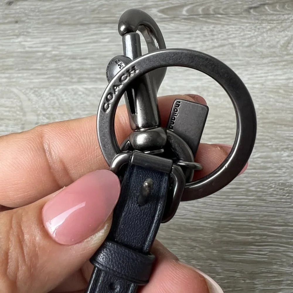 Coach Luggage Tag, Hangtag, Keychain Key fob